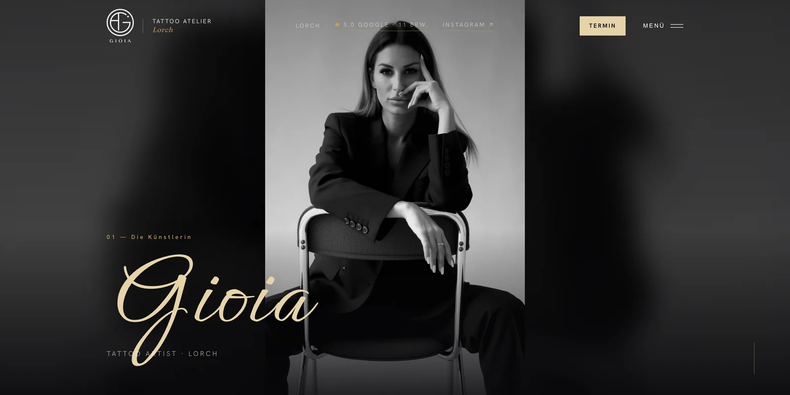 Neue GIOIA.INK Website von DreiHundertSechzig