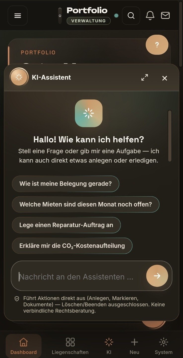 ProfiSuite-Immo: KI-Assistent für Fragen und Aufgaben