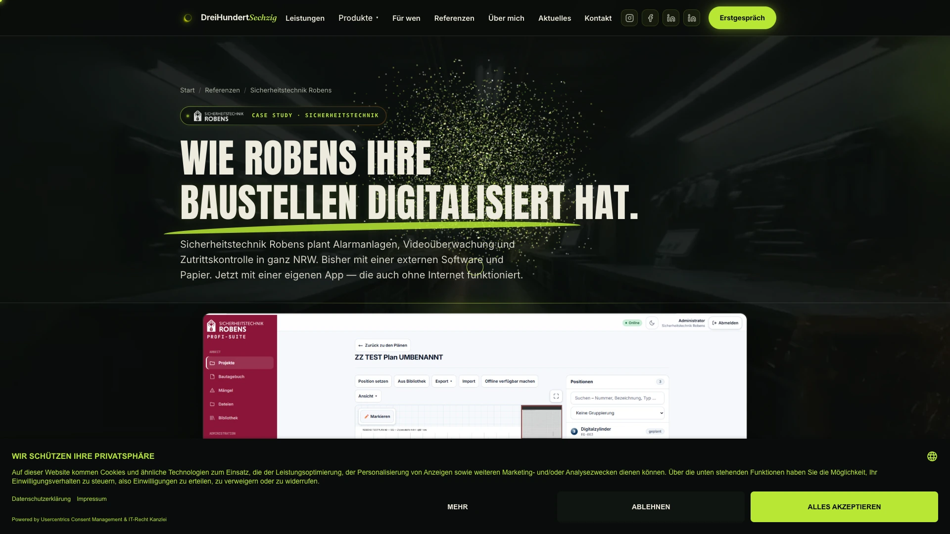 Current Robens case study with app view, recorded on 14 October 2026